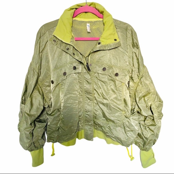 Free People Movement Opal Jacket Zip Up Zipper Windbreaker Coat - Picture 3 of 8